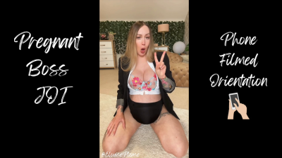 Pregnant Boss JOI
