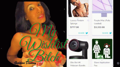 12 Days Of Xxxmas Day 10:My Wishlist Bitch
