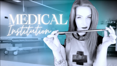 Medical Institution: The Femdom New World Order: Futuristic Dystopia Nurse Has You In Bondage And Torments You With Anal Medical Latex Rubber Dystopia