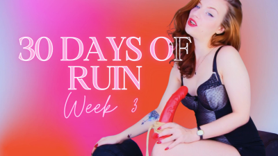30 Days Of Ruin: Week 3: Dominatrix In Corset Lingerie Gives You JOI Jerk Off Instruction Ruined Orgasm Training Orgasm Denial Orgasm Control Edging Games
