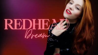 Redhead Dream: British Mistress Teases You With Her Gorgeous Long Curled Red Locks Hair Brushing Hairbrush