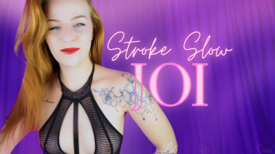 Stroke Slow For Me JOI: English Dominatrix In Fishnet Bodysuit Gives You Teasing And Tormenting Jerk Off Instruction Orgasm Control