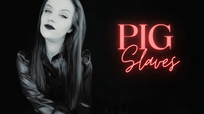 The Femdom New World Order Pig Slaves: Redhead Domme Auctions Off Her Piggie Slave