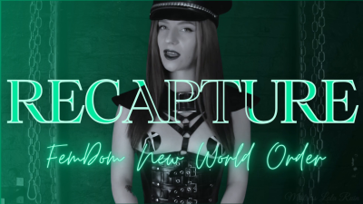Recapture: The Femdom New World Order: English Mistress In Military Latex Describes The Nwo Female Supremacy Femdom Female Domination Milking Punishment Dystopia Sci-Fi