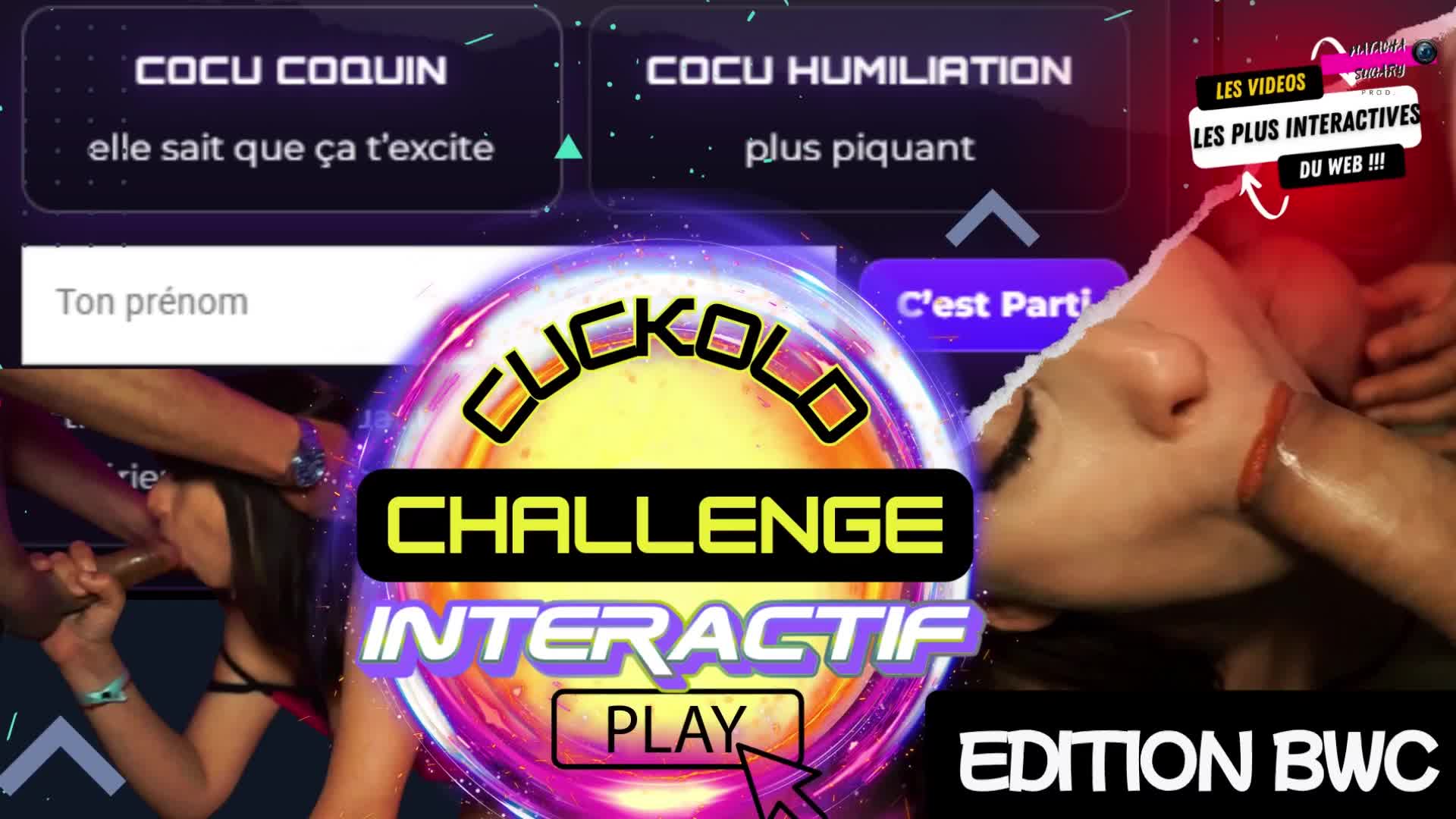 Cuckold Challenge -- Edition BWC (Grosse Bite Blanche)