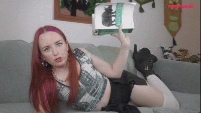 Extreme Self-Wedgie Punishment For Homework Slave