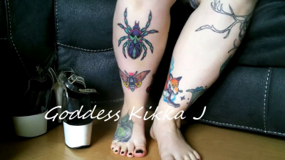 Pleaser High Heels & Dark Toes