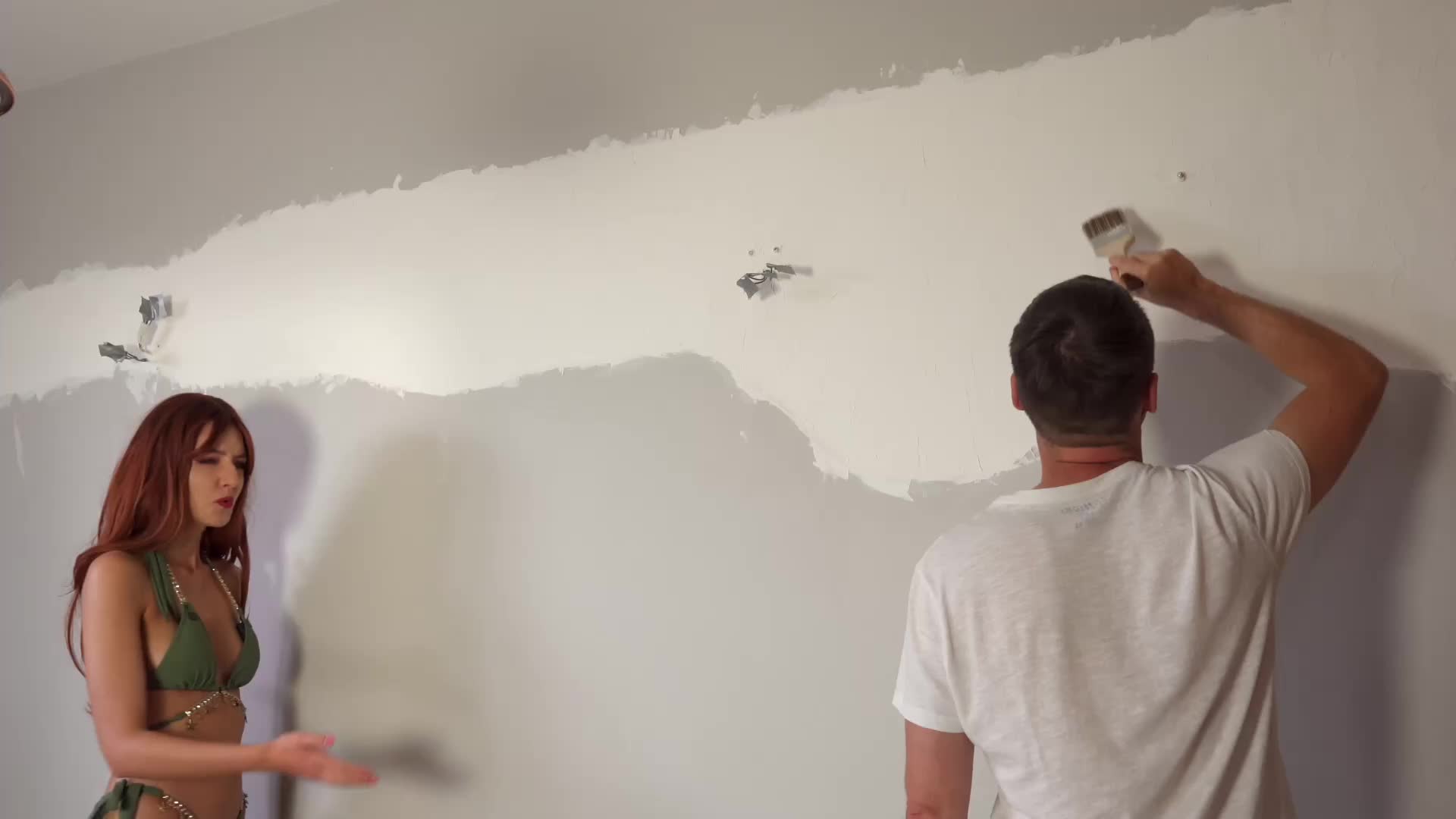 Dirty Feet- Stella- Lazy Painter Receive Painful And Humiliating Lesson