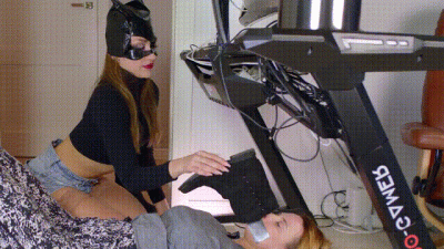 Tan Pantyhose In Office Of Cat Woman Olena Russian Language Part 02 HD 1920X1080