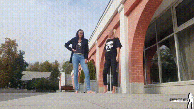 Giantess Ekaterina Lisina And Her Friend Tiny People In The Hotel Vfx Sfx