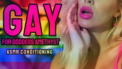 Gay For Goddess Amethyst- ASMR Conditioning | Femdom Captivate By Mistress Amethyst