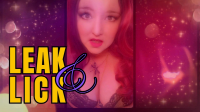 Leak & Lick CEI/ Precum Licking Video Message From Amethyst