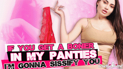 If You Get A Boner In My Panties I'm Gonna Sissify You