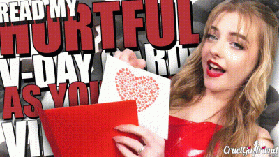 Read My Hurtful V-Day Card As You Jerk Virgin-Boi