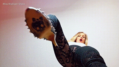 Bullied Tiny Foot Slave, POV Spiked Heel Feet Domination