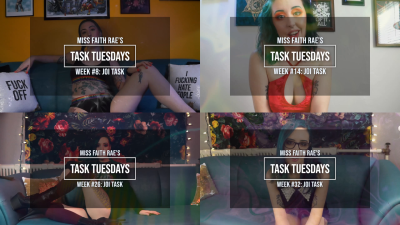 JOI Audio Task Bundle #1- 50% Off Four Tantalizingly Creative Jerk Off Instruction Tasks By Miss Faith Rae With Masturbation Encouragement And Sub Instructions- HD 1080p Mp4