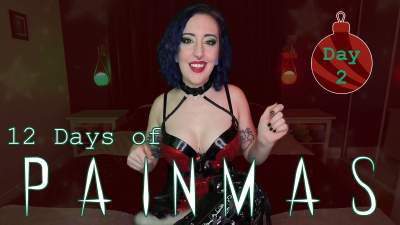Day 2 12 Days Of Painmas Christmas Cbt & Pain Play Slave Tasks By Miss Faith Rae With Bdsm Instructions & Femdom POV HD 1080P Mp4