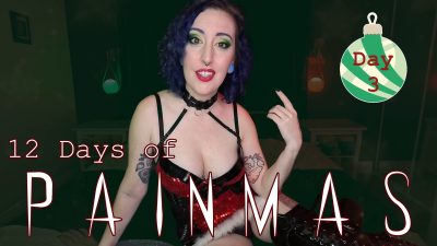 Day 3 12 Days Of Painmas Christmas Cbt & Pain Play Slave Tasks By Miss Faith Rae With Bdsm Instructions & Femdom POV HD 1080P Mp4