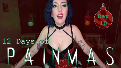 Day 10 12 Days Of Painmas Christmas Cbt & Pain Play Slave Tasks By Miss Faith Rae With Bdsm Instructions & Femdom POV HD 1080P Mp4