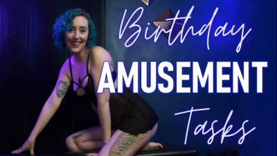 Birthday Amusement Tasks Sub Instructions & Slave Tasks Femdom POV By Femdom Goddess Miss Faith Rae Featuring JOI Jerk Off Instructions, Gross Tasks, Cbt Tasks And More HD 1080P Mp4