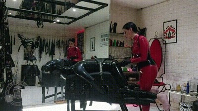 Progressive Anal Training For Rubber Slave Part 2