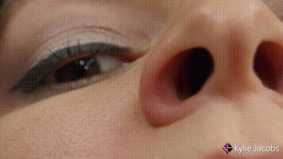 Nose Sniff And Flare Nostrils