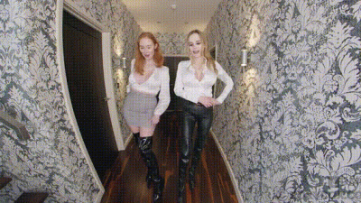 MILF Bosses Bootjob & Blowjob Domination