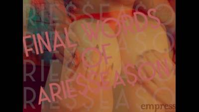 Final Words Of Arie$$Ea$On