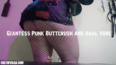 Giantess Punk Buttcrush And Anal Vore
