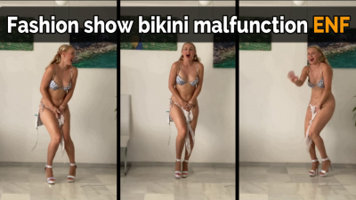 IviRoses - Catwalk ENF String Bikini Malfunction - iWantClips
