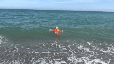 Swimming With Lifejacket
