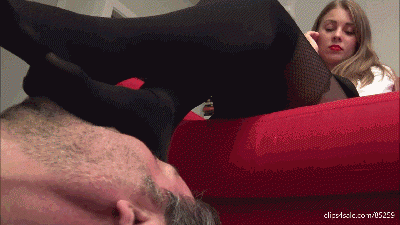 Gabriella At Least Your Face Is Good For Something Human Footstool For Stockinged Feet