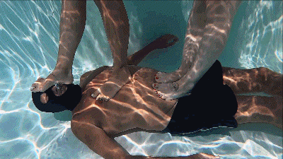 Dominique & Gabriella Underwater Trampling (Extreme And Insane Clip!)