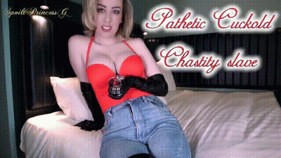 Pathetic Cuckold Chastity Slave