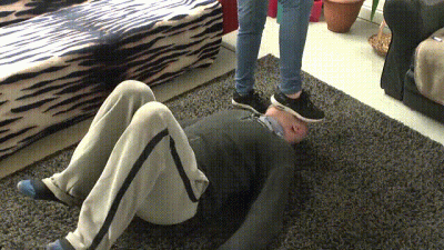 Inflicting Pain With Her Trainers