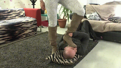 Trample His Face To Discipline Him