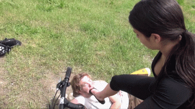 Asshole Cyclist Muddy Ballet Flats And Feet Domination Clips