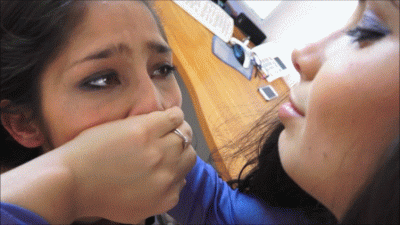 My Tiny Fragile Secretary Little Bitches Don't Need Too Much Oxygen!- Inhuman Hand Over Mouth Agony