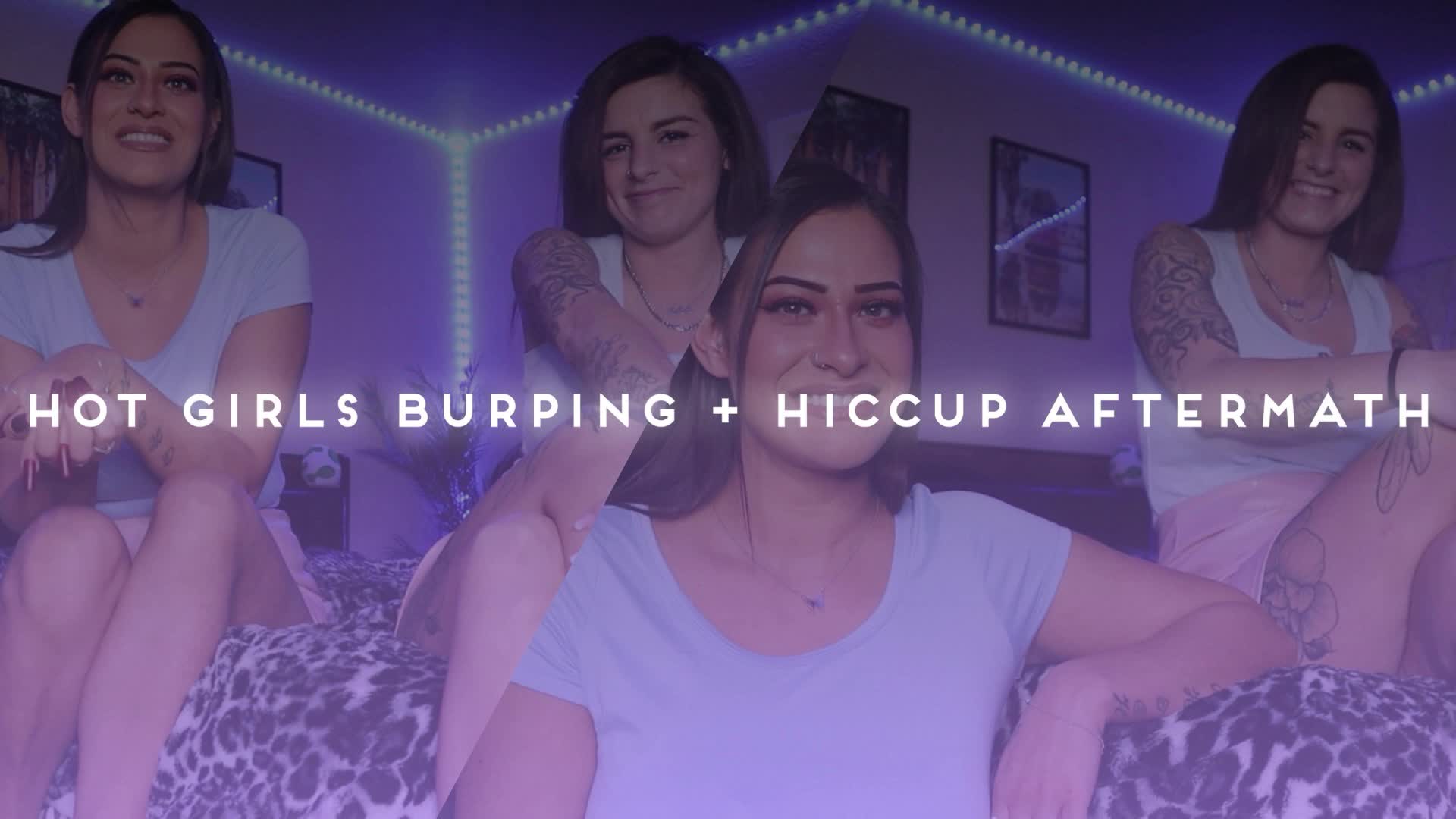 Hot Girls Burping Hiccup Aftermath [Belching]