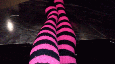 Fuzzy Sock Tease