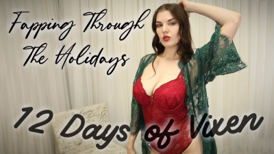 Fapping Through The Holidays (12 Days Of Vixen) || Virgin Masturbation Humiliation JOI