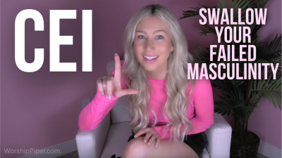 Swallow Your Failed Masculinity: CEI Cum Eating Instructions Beta Acceptance