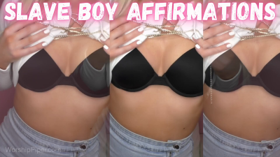 Slave Boy Affirmations