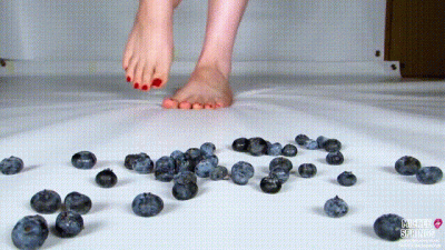 'Pulverized'- Giantess Barefoot Berry Stomp