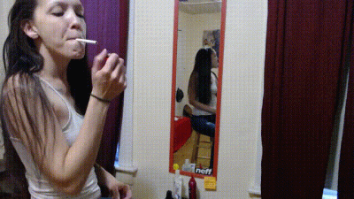 Hair Brush Smoking