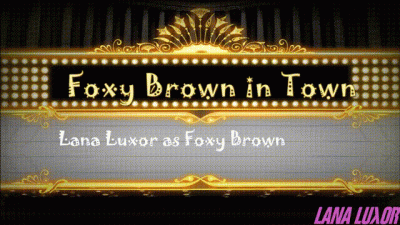 Lana Luxor: Foxy Bowin In Town Afro Assassin