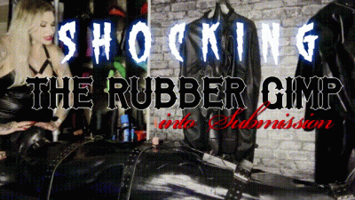 Shocking The Rubber Gimp Into Submission