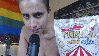 ASMR Funnel Cake Flavored Popcorn