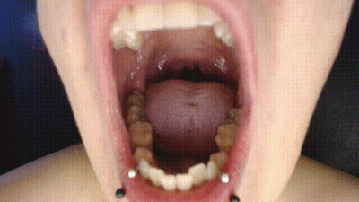 Climb Inside Wide Open Teeth Tongue Mouth Show