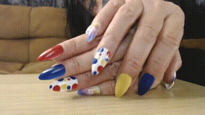 Charms Blow Pop Fingernails Tapping Clacking